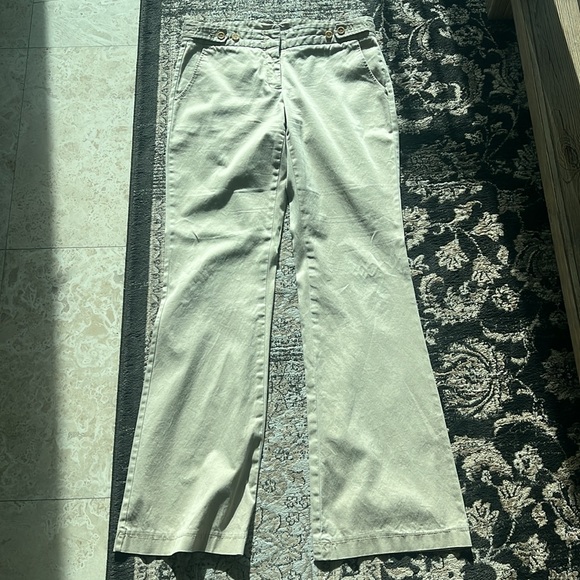 BCBGMaxazria size 6 boot leg khakis - Picture 3 of 5